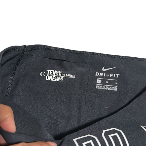 Nike Women’s Power JDI Training Black Leggings with Mesh Panels Black Size M - Picture 11 of 12